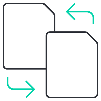 Icône de déploiement flexible sirix.