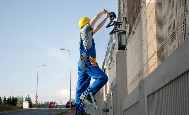 How expert installation ensures optimal security camera performance.