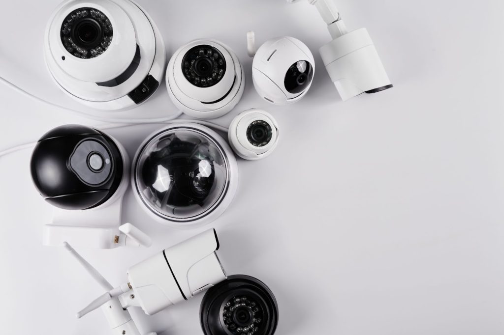 Différents types de caméras IP.