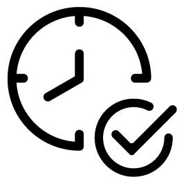 Gain de temps et réduction des perturbations icône sirix.