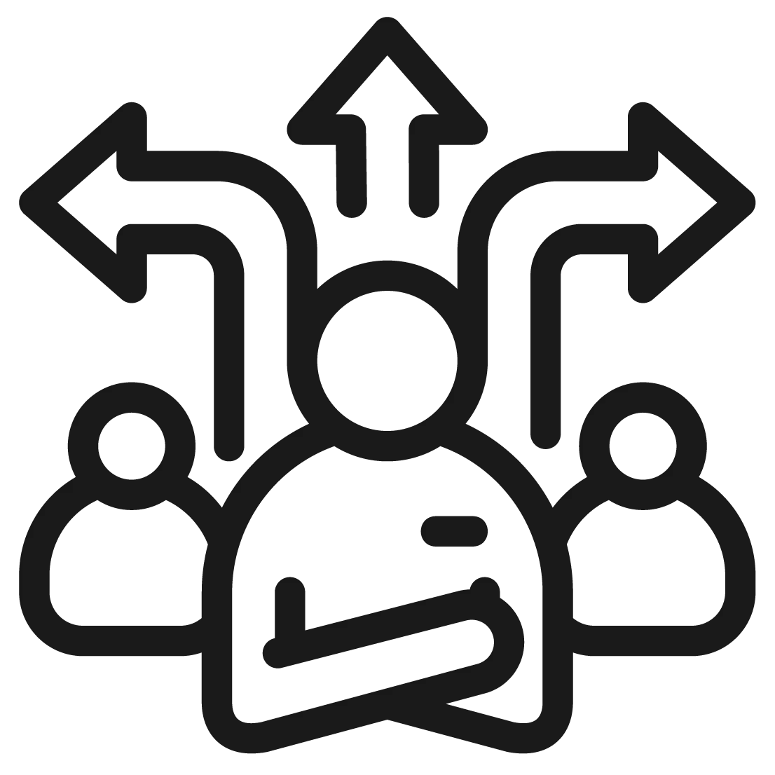 icône de prise de décision sirix.