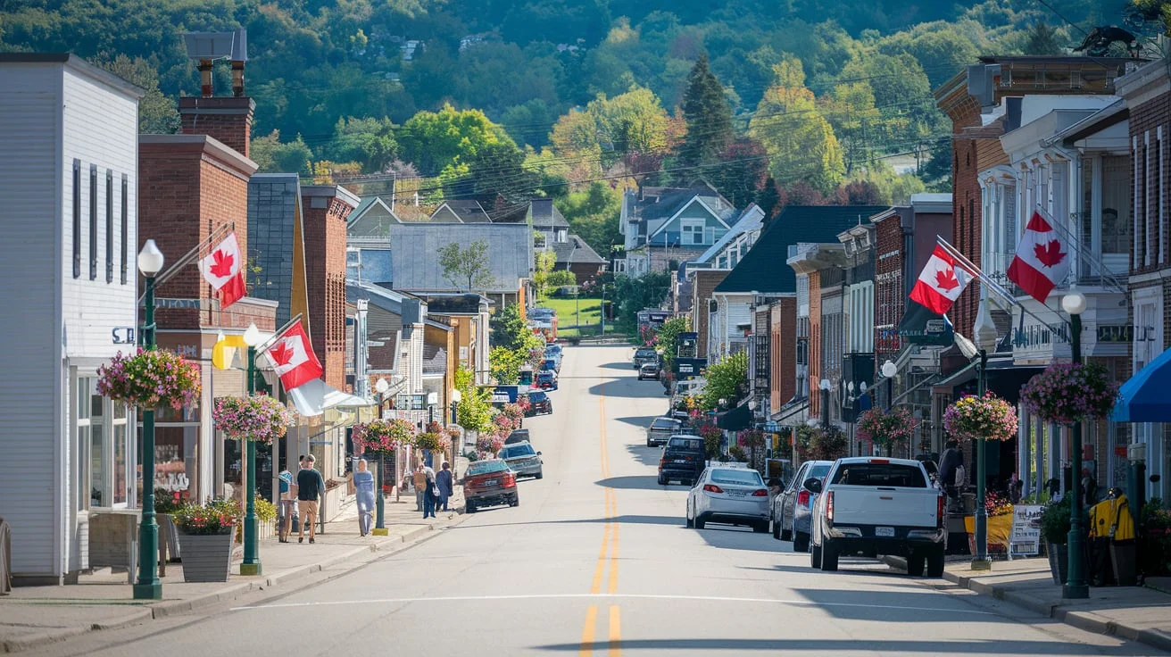 Surveillance vidéo à distance en direct. Bradford, Ontario.