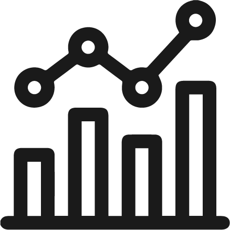 Graphique des performances de sécurité à la hausse.