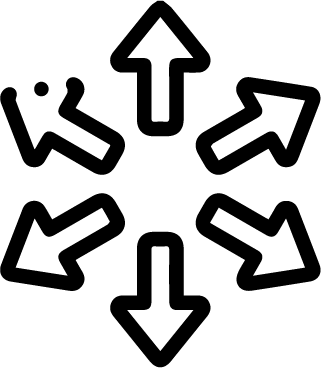 Le flocon de neige représente la nature adaptative et réactive de la technologie de sécurité.