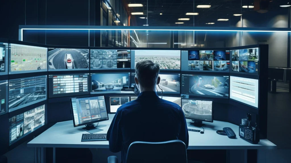 Advanced security control room using AI to detect and prevent inventory loss and theft