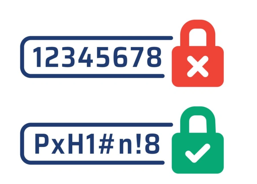 Comparison of weak and strong passwords used in digital home protection methods