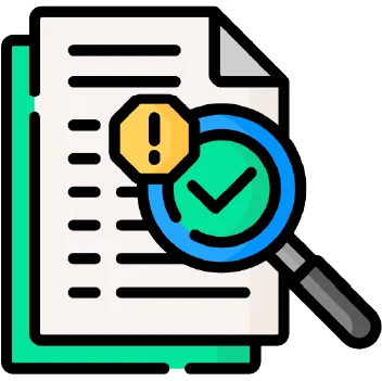 Rapport d'inspection avec loupe et alerte pour l'analyse Aktivesense.